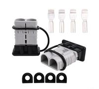 Connecteur Rapide 350A 2/0AWG pour cuivre Argenté Connecteur | pour cuivre argenté, conductivité max, 350A, 2/0AWG, pour idéal pour treuil et remorque