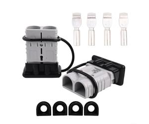 Connecteur Rapide 350A 2/0AWG pour cuivre Argenté Connecteur | pour cuivre argenté, conductivité max, 350A, 2/0AWG, pour idéal pour treuil et remorque