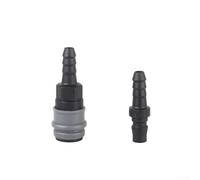 Connecteur rapide autobloquant de type C pour raccords pneumatiques de compresseur 8 mm, 10 mm, 12 mm, coupleur de tuyau d'air en plastique et acier Sh Ph(SH30 + PH30)