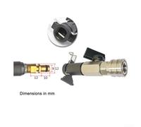 Connecteur Rapide Laveur Haute Pression G14 pour m14 Acier Connecteur(7) | Acier inoxydable et plastique, résistant pour usure, compatible G14 pour m14, installation rapide outil