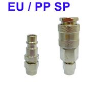 Connecteur rapide pour raccord pneumatique, type EU PP SP 20 30 40 tuyau de compresseur d'air européen, multi-tubes 1 pièces PP