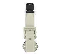 Connecteur robuste HDC-HA | Câblage à vis étanche IP65, 250 V, for automatisation industrielle exigeante.(Blue)