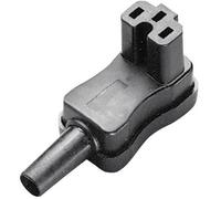 Connecteur secteur Kaiser 793/sw 793 Série 793 femelle, coudé Nbr total de pôles: 2 + PE 10 A noir 1 pc(s)