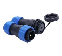 Connecteur SP20 IP68 étanche à l'eau 2 à 14 broches et prise femelle pour éclairage extérieur, pompes, câble de données industriel (1 broche)