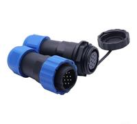 Connecteur SP20 IP68 étanche à l'eau 2 à 14 broches et prise femelle pour éclairage extérieur, pompes, câble de données industriel (10 broches)
