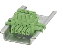 Phoenix Contact Connecteur de bus sur profilé ME 6.2 TBUS-2 1.5/5-ST-3.81 GN Numéro de fabricant 2869728 1 pce