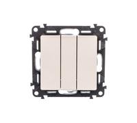 Connecteur triple crème VALENA LIFE 752203