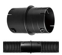 Connecteur universel pour tuyaux de 100 mm - Pièce de rechange universelle anti-fuite haute résistance - PVC 100 mm, projets de drainage souterrain avec pompe d'égouts pour cour et jardin