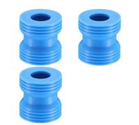 Connecteur verseur de récipient, adaptateur d ' entonnoir en silicone, paquet de trois en bleu, forme étagée flexible prenant en les tâches de contrôle de recharge à domicile, connecteur de aide