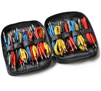 Connecteurs banane de 4 mm, ensemble de 24 pièces, 6 longueurs, 4 couleurs