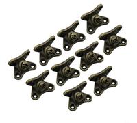 Connecteurs d'angle papillon amovibles en alliage de zinc pour armoire de construction, porte, armoire, cadre de lit, support de menuiserie (vert antique)