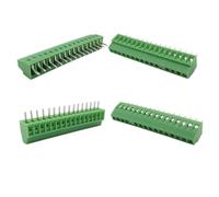 Connecteurs De Bornier à Vis KF128 Mini borne à vis PCB 2,54 mm 5/10 pièces | Connecteur 2P-16P au pas de 0,1" for assortiment de fils(16Pin,10Pcs)