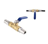 Connecteurs de buse brumisation en laiton - Ajustement serré étanche Kit connecteurs haute pression jardin 1/8 pouce pour le refroidissement agricole, l'humidification l'enviro 2pcs Ball valve switch
