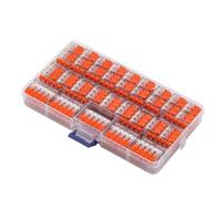 Connecteurs de fils rapides type presse, ensemble 75 ou 90 pièces, bornes dérivation à 2/3 voies, plage 0,14 4 mm², cuivre épais Barrette de connexion(75 pcs)
