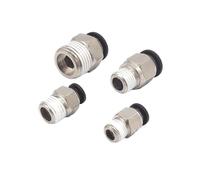 Connecteurs pneumatiques à Air, filetage NPT, Standard américain, Type PC, raccords à dégagement rapide, raccord de tuyau enfichable, 5/32, 5/16, 1/4, 3/8, 1 pièce(3l8-NPT3l8,10PCS)