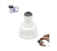 Connecteurs Rapides de Filtre à Eau, Rapide Adaptateur Purificateur d'Eau, Raccord Tuyau Frigo Adaptateur, 1/4" Converti Femelle 3/4" Filtre Accessoires pour Tuyau Réfrigérateur, Tube d'osmose Inverse