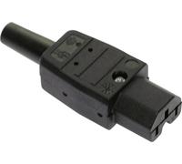 Connectique pour appareils chauffants AS Schwabe 62082 mâle, droit Nombre total de pôles: 2 10 A noir 1 pc(s)