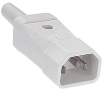 Connectique pour appareils réfrigérants Bachmann 915.271 mâle Nombre total de pôles: 2 10 A blanc 1 pc(s) Piece