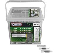 Connex B30011 Assortiment de 255 Chevilles universelles