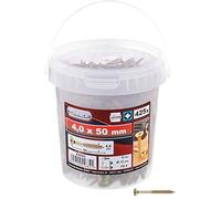 Connex B30043 Lot de 425 Vis universelles 4,0 x 50 galvanisées