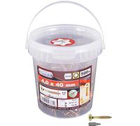 Connex B30081 Vis universelles 4,0 x 40 TX galvanisés 500 g