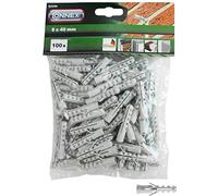 Connex B33388 Chevilles universelles 8 x 40 mm Polyamide 100 pièces