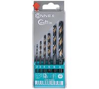 Connex COX972606 Centrix Forets à métaux en HSS, Argent, Set de 6 Pièces
