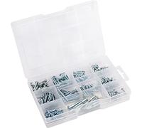 Connex DP8500125 Assortiment de vis à bois 280 pièces - Différentes tailles - Tête fraisée & entraînement Phillips - Tête ronde & entraînement à fente - Filetage partiel - Galvanisé/Jeu de vis /