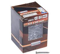 Connex HV4440 Lot de 250 clous d'ancrage 4,0 x 40 mm