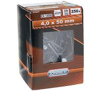 Connex HV4441 Lot de 250 clous d'ancrage avec traitement de surface DIN 1052 adapté aux travaux de construction 4.0 x 50 mm