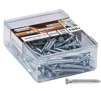 Connex HV4510 Lot de 100 Clous d'ancrage galvanisé 4,0 x 50 mm