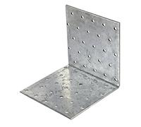 Connex HVG2770 Lot de 25 Equerres d'angle galvanisées 80 x 80 x 80 x 2,5 mm