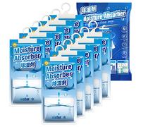 CONOPU 10 Packs x 248g (2.5kg) Déshumidificateurs d'armoire, 500ml Capacité | Anti-Schimmel & Gerüche, DuPont Auslaufsicher, Sichtbare Wirkung, für Kleiderschrank, Schlafzimmer, Bad, Ohne Strom.