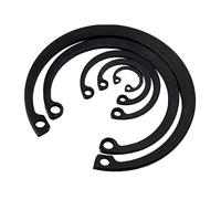 CONPHERON Circlips Interne, Clips en C à Anneau élastique, en Acier au Manganèse, Noir, 13mm, 100 pcs
