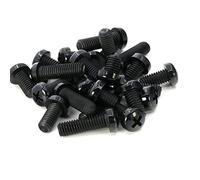 CONPHERON Vis à tête cylindrique en nylon noir boulons en plastique, M8x50 mm,40 pcs