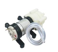 CONQUERALL 385 pompe d'aspiration DC 6V-12V pompe à membrane auto-amorçante avec tuyau d'eau pour table à thé, petite pompe à eau DIY