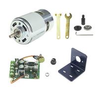 CONQUERALL 775 DC Moteur 12V 6000 RPM / 24V 12000RPM Moteur de grande puissance à couple élevé avec jeu de bielles M10-5,support et contrôleur de vitesse 20A