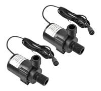 CONQUERALL Lot de 2 pompes sans balais DC 24 V 30 W 1100 L/H 11 m Pompe à eau submersible pour drainage des condensats