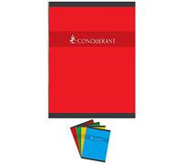 Conquerant Cahier Conquérant 24x32 cm petits carreaux 5 mm 192 pages coloris assortis