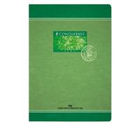 CONQUÉRANT 28804 Cahier sept piqûre papier recy ncre offset base végétale A4 96 pages 70 g séyès 210 x 297 mm Blanc