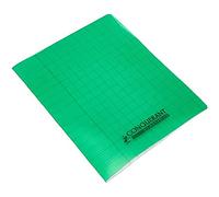Conquérant 36689 Cahier Classique Écriture Couverture Polypropylène Rigide Papier Vert