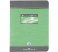 Conquérant 92704 Cahier Sept Piqûre Couverture Offset Papier Vert
