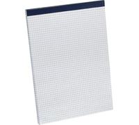 Conquerant Bloc-Notes Basic A4 Petits Carreaux 5mm 200 Pages Agrafées Tête