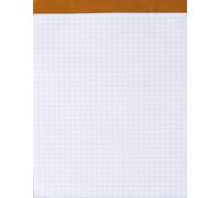 Conquerant Bloc-Notes Basic A5 Petits Carreaux 5mm 200 Pages Agrafées Tête