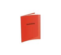 Conquérant Cahier Agrafe 170x220 Polypro Rouge 32p 90g Sey2,5mm Classique