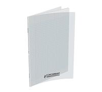 Generique - Cahier agrafé Conquérant Classique 24 x 32 cm séyès grands carreaux 96 pages incolore