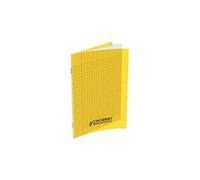 CONQUERANT Cahier Classique 24x32cm Grands Carreaux Seyès 140 Pages Agrafées Couverture Polypro Jaune