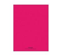 Cahier agrafé conquérant polypropylène a4+ 24x32cm 48 pages séyès 90g coloris rose