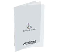Conquerant Classique Cahier Polypro 24 X 32 Cm 48 Pages 90g Uni Dessin