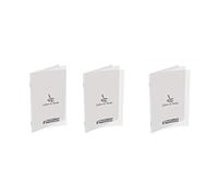 CONQUERANT CLASSIQUE Lot de 3 Cahiers POLYPRO 24 x 32 CM 48 pages 120g Uni Dessin
